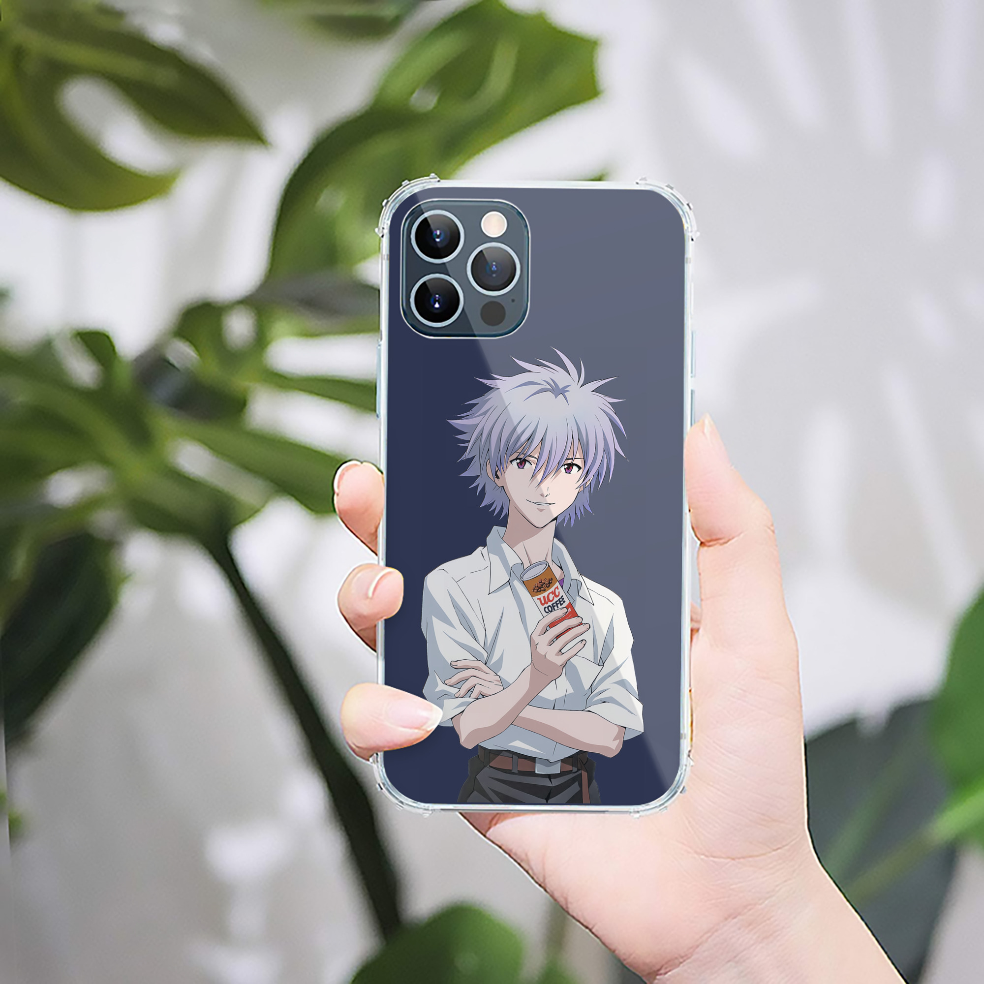 （画像用） EVA 新世紀エヴァンゲリオン 【iPhone 12シリーズ対応】透明スマホケース（クリアソフトケース）